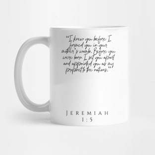 Jeremiah 1:5 Mug